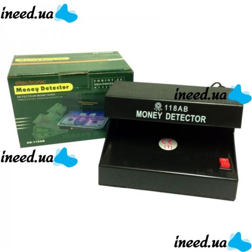 Wireless Electronic Ultraviolet Currency Detector AD-118AB Battery Powered by Batteries