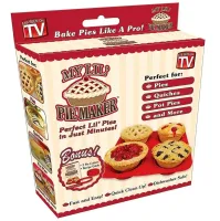 Силиконовая форма My Lil Pie Maker для выпекания и запекания кексов, маффинов на 4 ячейки, Формочка для выпечки корзиночек и готовки на кухне Красная