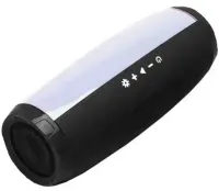 Беспроводная Bluetooth колонка T&G TG165C с RGB LED подсветкой и функцией Power Bank, Аккумуляторная блютуз акустика SPS UBL USB AUX для Android IOS