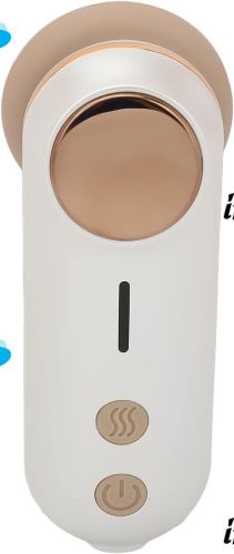 Beauty Instrument KH-811 Silicone cleansing brush massager with facial cleansing attachments, Silicone skin pore cleanser with massage function