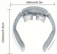 Электроимпульсный миостимулятор массажер для шеи Smart Neck Massage MD-066 с USB 1200 мАч, Многофункциональный электромассажер для мышц MD-061