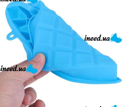 Силиконовая многоразовая форма Silicone Ice Cubes Make для заморозки льда и шоколада с крышкой на 24 ячейки, Лоток поднос для хранения льда 24 кубика