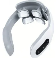 Электроимпульсный миостимулятор массажер для шеи Smart Neck Massage MD-066 с USB 1200 мАч, Многофункциональный электромассажер для мышц MD-061