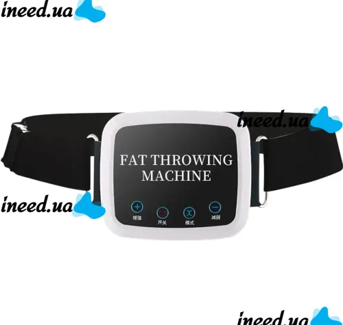 Антицеллюлитный миостимулятор тренажер для похудения Fat Throwing Machine CS-777, Массажер для массажа пресса и живота с регулируемой манжетой с USB