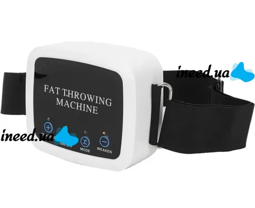 Антицеллюлитный миостимулятор тренажер для похудения Fat Throwing Machine CS-777, Массажер для массажа пресса и живота с регулируемой манжетой с USB