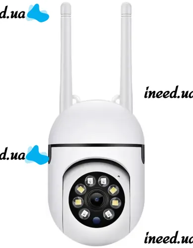 Уличная беспроводная 360 IP камера видеонаблюдения XY-3120SZ 2mp, Поворотная наружная Wi-Fi камера с ИК-подсветкой и датчиком движения XY-3120 Белая