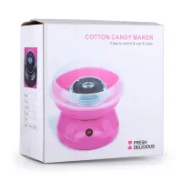 Міні апарат для солодкої вати Cotton Candy Maker GCM-520, Рожевий, Машинка для цукрової вати 500W, солодка вата для дому