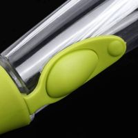 Многофункциональная щетка с дозатором для чистки и мытья посуды Automatic Liquid Cleaning Brush DMZ-8890, Щетка губка с насадками и ручкой Салатовая