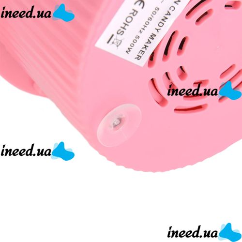 Мини аппарат для приготовления сладкой ваты Cotton Candy Maker LY-102 Pink, Машинка для изготовления сахарной ваты 500W для дома Розовый