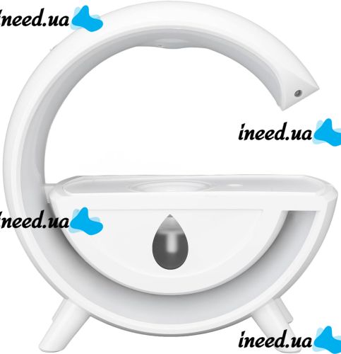 Anti-Gravity Humidifier T00K8 Nightlight Anti-Gravity Humidifier with RGB Light, Diffuser 350ml with USB drip effect White