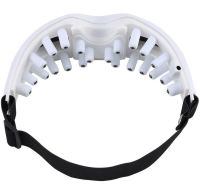 Магнитно акупунктурный массажер для глаз Healthy Eyes Massager KL-218, Массажные очки для зоны вокруг глаз 22 массажных пальчика, на батарейках Белые