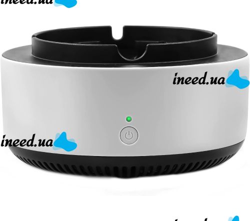 Умная бездымная пепельница Kayfovo Smokeless Ashtray Aroma 469-7 2 в 1 с функцией очистки воздуха для фильтрации пассивного курения от сигарет