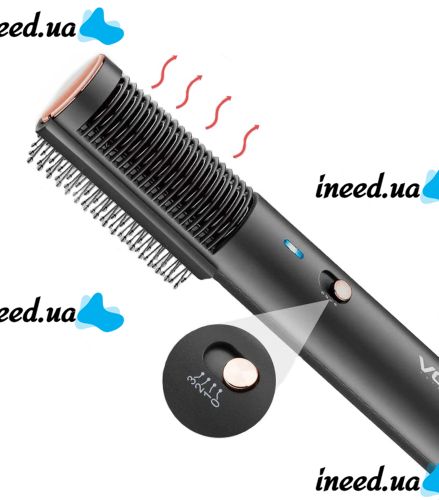 Hair Dryer Brush Straightener VGR V-490 Hair Dryerhot Air Comb for drying and styling any type of hair with hot air 2 in 1, Styler Comb 1200W