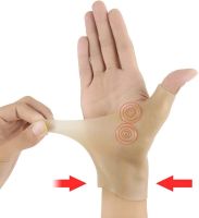 Elastic Wrist Brace with Magnets Magnetic Compression Wrist Support, Silicone Magnetic Brace Orthosis for Thumb and Hand