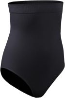 Женские корректирующие трусики Spanx Higher Power шорты с завышенной высокой талией, Утягивающие бесшовные трусы для бедер с высокой посадкой Черные