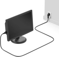 Сетевой шнур питания для PC компьютера и ноутбука 220-250V 10A 1.5 м, Кабель для блока питания, монитора