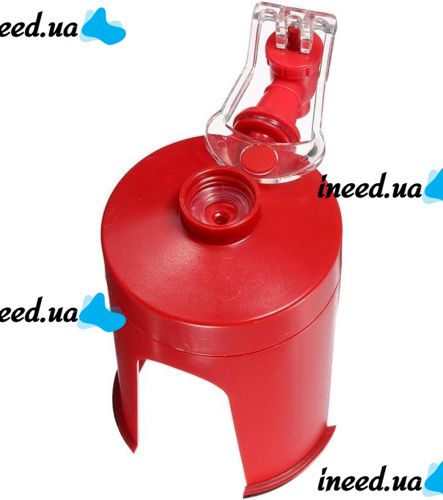 Mini Cooler for Plastic Bottle Fizz Saver, Soda Dispenser with Tap, Dispenser for Carbonated Drinks with Valve Red