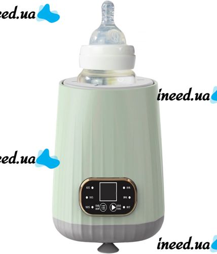 Автоматичний шейкер підігрівач молока Baby Milk Shaker HK-066 для дитячих пляшечок акумуляторний з дисплеєм і підтримкою температури HH-9866