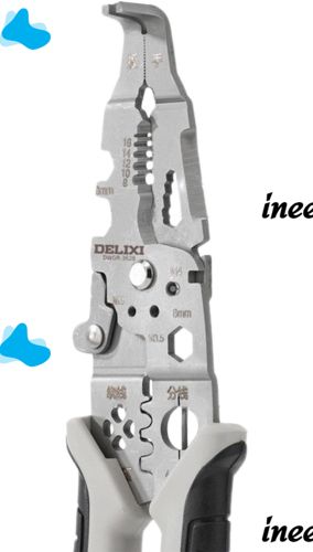 Многофункциональные клещи стриппер Cable Cutter CH-51 20в1 для зачистки и обжимки проводов, Каблерез резак для кабелей, проволоки и снятия изоляции