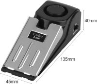 Беспроводная дверная сигнализация Door Stop Alarm защита входных дверей дома Стоп Дверь Звуковая с датчиком вибрации и звуком 120 дБ на батарейках