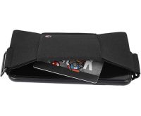 Поясная сумка бананка Mini Belt Bag ISKYBOB 7452 для документов и телефона без застежки, сумочка органайзер на пояс и ремень мужчин и женщин Черная