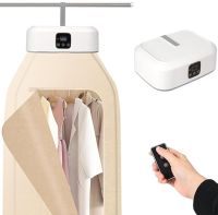 Подвесная сушилка осушитель для одежды Folding Clothes Dryer GYJ-002 с таймером, Вертикальная складная электросушилка для сушки белья от сети Белая