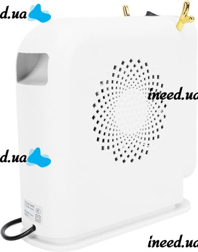 Напольный спиральный обогреватель тепловентилятор Voltronic JIEBO-N8 500W с рожками оленя, Переносной настольный электрообогреватель Deer Белый