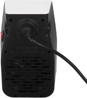 Настольный электрический обогреватель UKC PH-8006 900W с пультом ДУ и таймером, Керамический портативный тепловентилятор с дисплеем от сети Белый