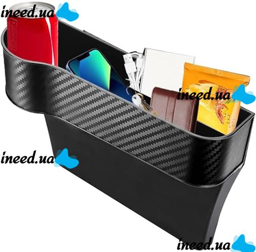 Car Slot Organizer Cup Holder Car Organizer Green Lion 2 pieces between the Seats for Storing Small Items Holder on the Car Seat Black