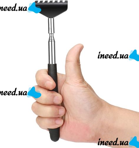 Telescopic Folding Scraper Yeipis Tickle grab XL-740 20-68 cm for back, Massage Folding Carding Brush for 5 sections for massage and Itching Relief
