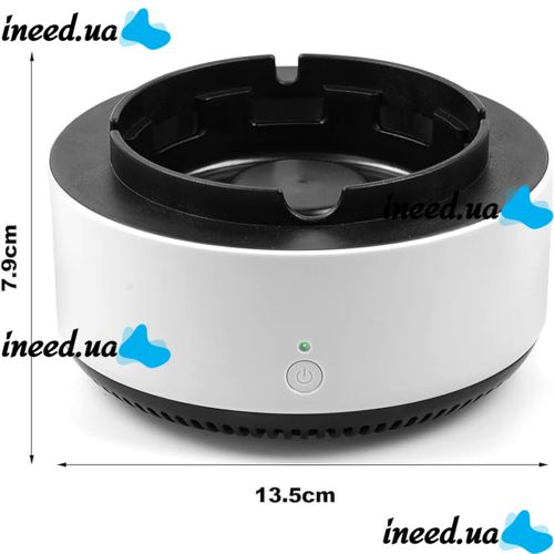 Умная бездымная пепельница Kayfovo Smokeless Ashtray Aroma 469-7 2 в 1 с функцией очистки воздуха для фильтрации пассивного курения от сигарет
