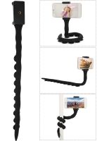 Универсальный гибкий держатель для телефона с присосками Cute Worm Lazy Phone Holder в виде гусеницы, Штатив для смартфона и гаджетов на присосках