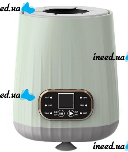 Автоматичний шейкер підігрівач молока Baby Milk Shaker HK-066 для дитячих пляшечок акумуляторний з дисплеєм і підтримкою температури HH-9866