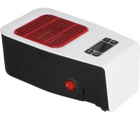 Настольный электрический обогреватель UKC PH-8006 900W с пультом ДУ и таймером, Керамический портативный тепловентилятор с дисплеем от сети Белый