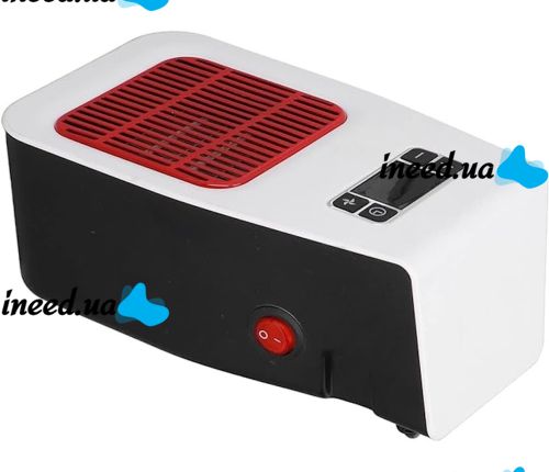Настольный электрический обогреватель UKC PH-8006 900W с пультом ДУ и таймером, Керамический портативный тепловентилятор с дисплеем от сети Белый