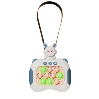 Детская игрушка головоломка Quick Pop It Baby Bunny интерактивная электронная приставка антистресс поп ит для снятия стресса на батарейках от 3-х лет