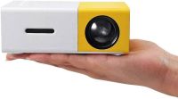 Портативный проектор мини кинотеатр мультимедийный Full HD Led Projector YG-300 мультимедийный домашний кинотеатр с динамиком, заряд от Power bank