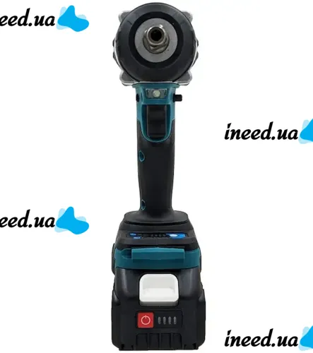 Беспроводной ударный гайковерт Makita DTW500BL 20V 4Ah 2 аккумулятора, Аккумуляторный бесщеточный гайковерт PROFI-TEC 350 Нм с головками в кейсе