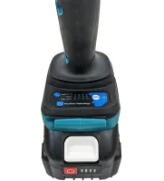 Беспроводной ударный гайковерт Makita DTW500BL 20V 4Ah 2 аккумулятора, Аккумуляторный бесщеточный гайковерт PROFI-TEC 350 Нм с головками в кейсе