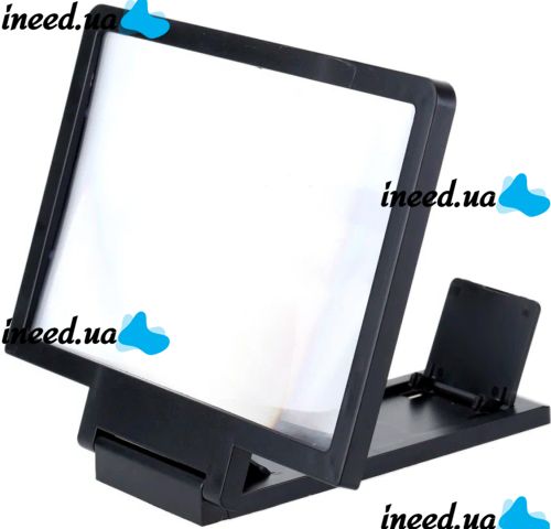 3D увеличитель экрана Enlarged Screen Mobile Phone F1 для телефона, смартфона, увеличительное стекло 26X19 см 3Д увеличительная подставка, держатель