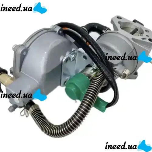 Газовый карбюратор для бензинового генератора Kacenegry KAC6500 5.5-8.5 кВт с газовым редуктором и переключателем на два вида топлива Газ-Бензин 188F