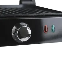 Электрический гриль Opera OP-205 прижимной для мяса и овощей с антипригарным покрытием 3200W, Мультимейкер сендвичница Compact Grill Серебристый