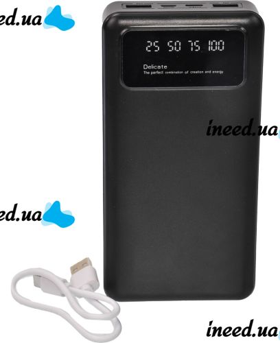 Зарядное устройство УМБ Power Bank Viaking 50000 mAh smart-quality N7 3USB с фонариком , Портативна батарея повербанк Внешний аккумулятор YM-500