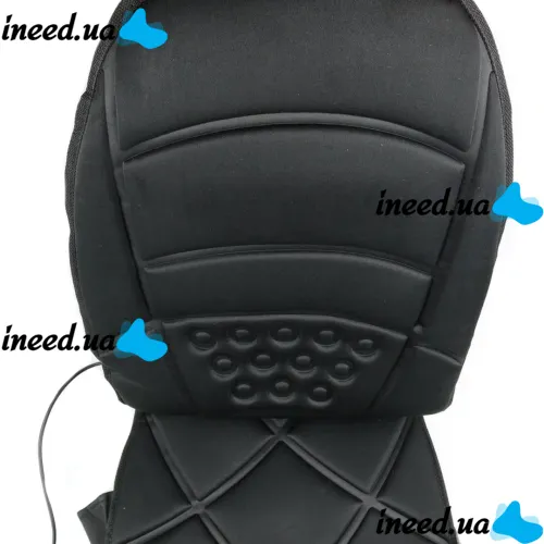 Массажная накидка с подогревом Massage Cushion HL-889B для сидения в автомобиле, Чехол с массажером для кресла LY-408 от сети и прикуривателя