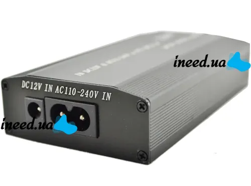 Универсальное автомобильное зарядное устройство laptop UKC 901 120W 12-24V для ноутбука с переходниками адаптер зарядка от сети 220V и прикуривателя