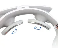 Электроимпульсный миостимулятор массажер для шеи Smart Neck Massage MD-066 с USB 1200 мАч, Многофункциональный электромассажер для мышц MD-061