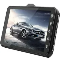 Автомобильный Видеорегистратор 4" Full HD сенсорный экран DVR BT-100 на 2 камеры заднего вида Универсальный авторегистратор с двумя камерами