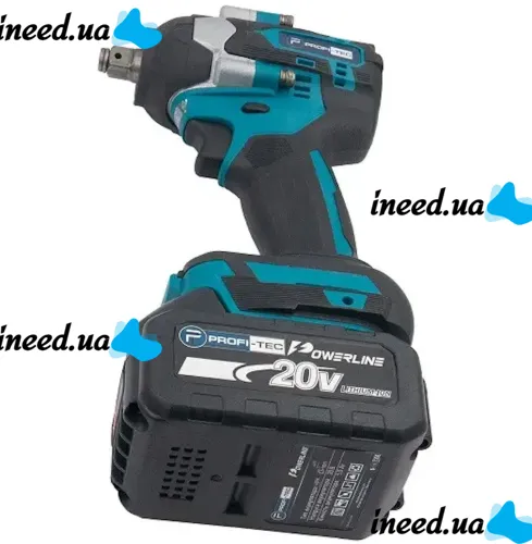 Беспроводной ударный гайковерт Makita DTW500BL 20V 4Ah 2 аккумулятора, Аккумуляторный бесщеточный гайковерт PROFI-TEC 350 Нм с головками в кейсе