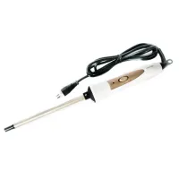 Curling iron for afro curls Promozer MZ-2218 9 mm thin afro for curling and styling hair, ceramic small forceps with indicator and stand 35W