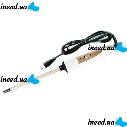 Curling iron for afro curls Promozer MZ-2218 9 mm thin afro for curling and styling hair, ceramic small forceps with indicator and stand 35W